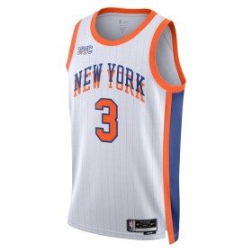 Män New York Knicks Tröja Josh Hart Nike 2024-25 City Edition Vit Swingman